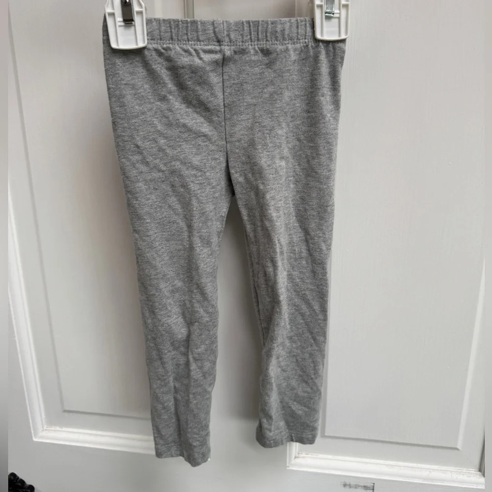 The Children's Place 2T Girls Heather Gray Stretch Comfortable Leggings Pants